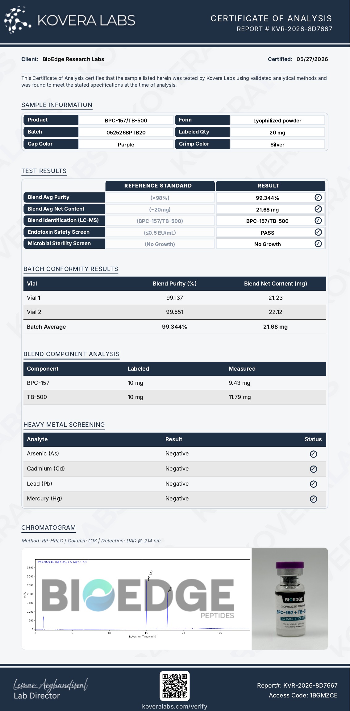 Buy BPC-157 + TB-500 | Third Party Tested | BioEdge Peptides Buy BPC-157 + TB-500 | Third Party Tested | BioEdge Peptides
